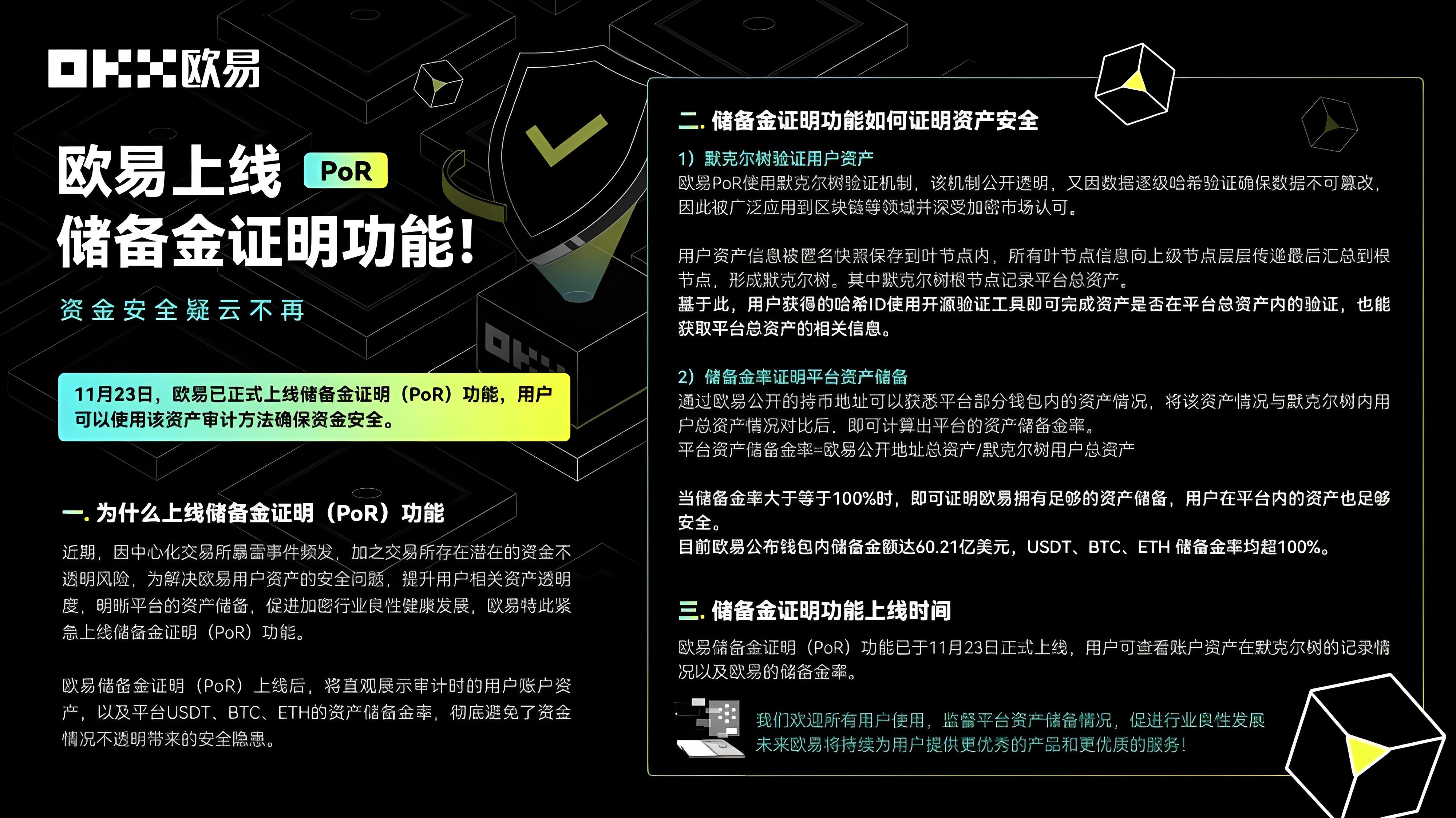 使用歐易儲備金證明有技巧嗎?